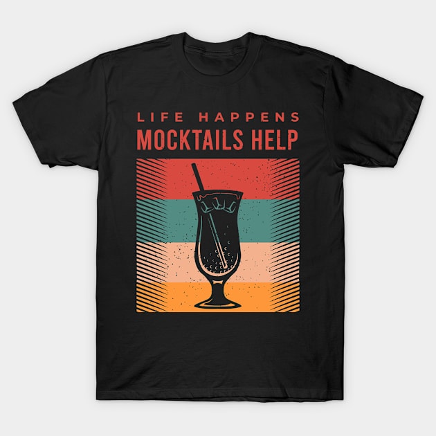 Drinking Gifts and Party Costumes for a Lover of Mocktails T-Shirt by AlleyField